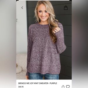 SALE! Pulse Boutique Brings Me Joy Knit Sweater